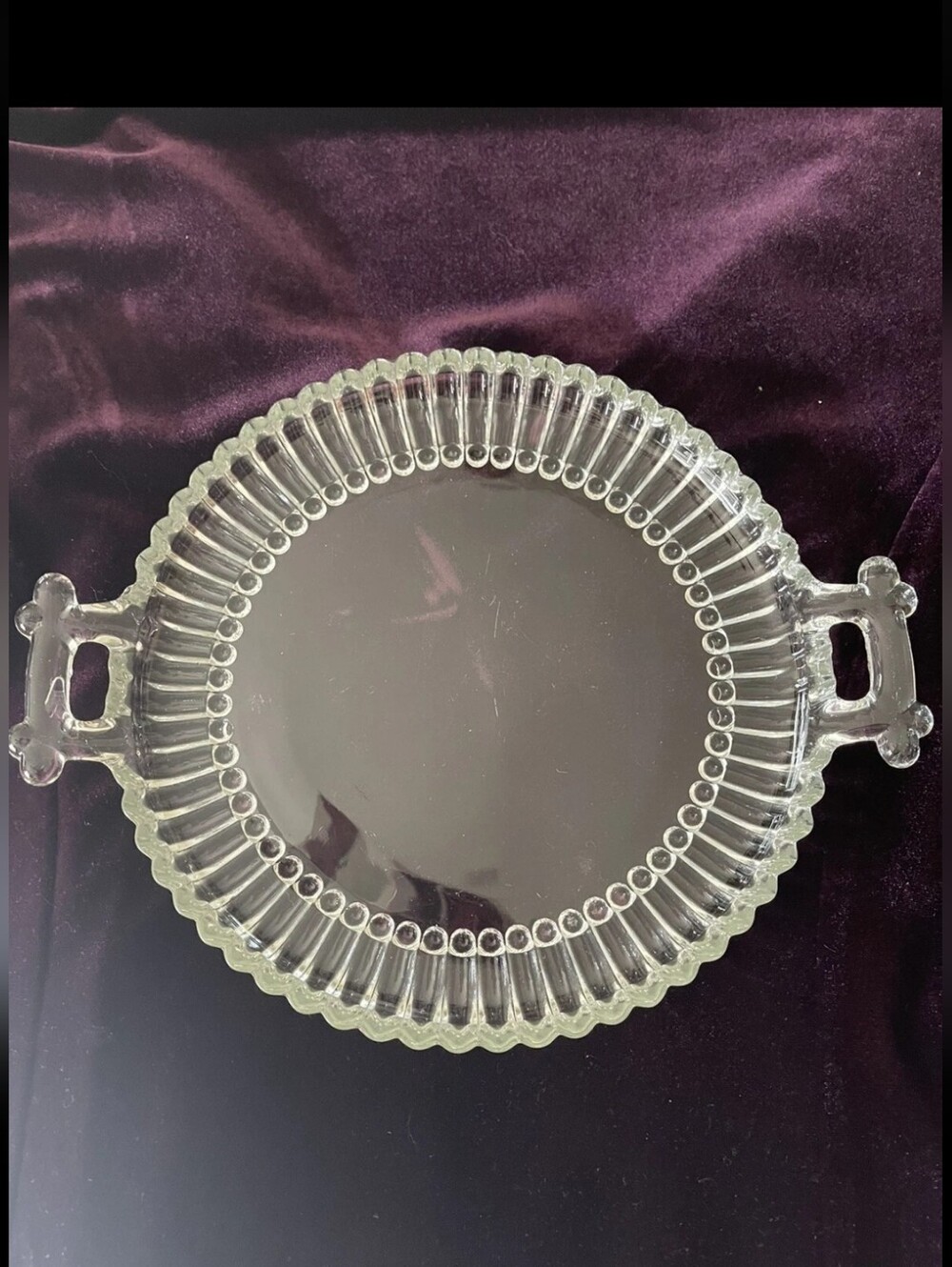Jeanette National Handle Serving Platter